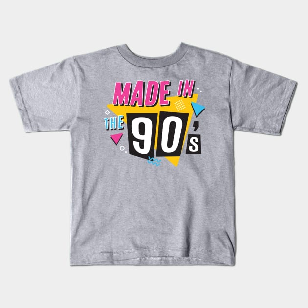 Made in the 90s Kids T-Shirt by zoljo